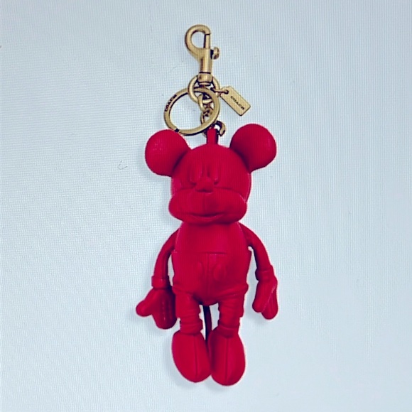 ❤️ DISNEY X COACH MICKEY MOUSE BAG CHARM ❤️ NWT ❤️ - Picture 1 of 16